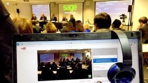 debate sage webcast from london webcasting company uk stream 360 degree video production cambridge